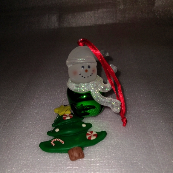 2 Handmade Christmas Ornaments- NOS